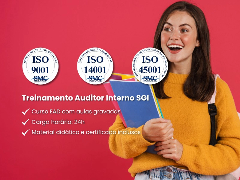Curso Auditor Interno SGI (ISO 9001, 14001 e 45001)